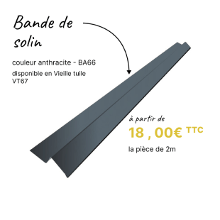 bande à solin aluminium